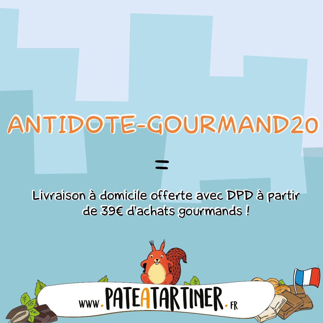 Code promo pâte à tartiner sans huile de palme